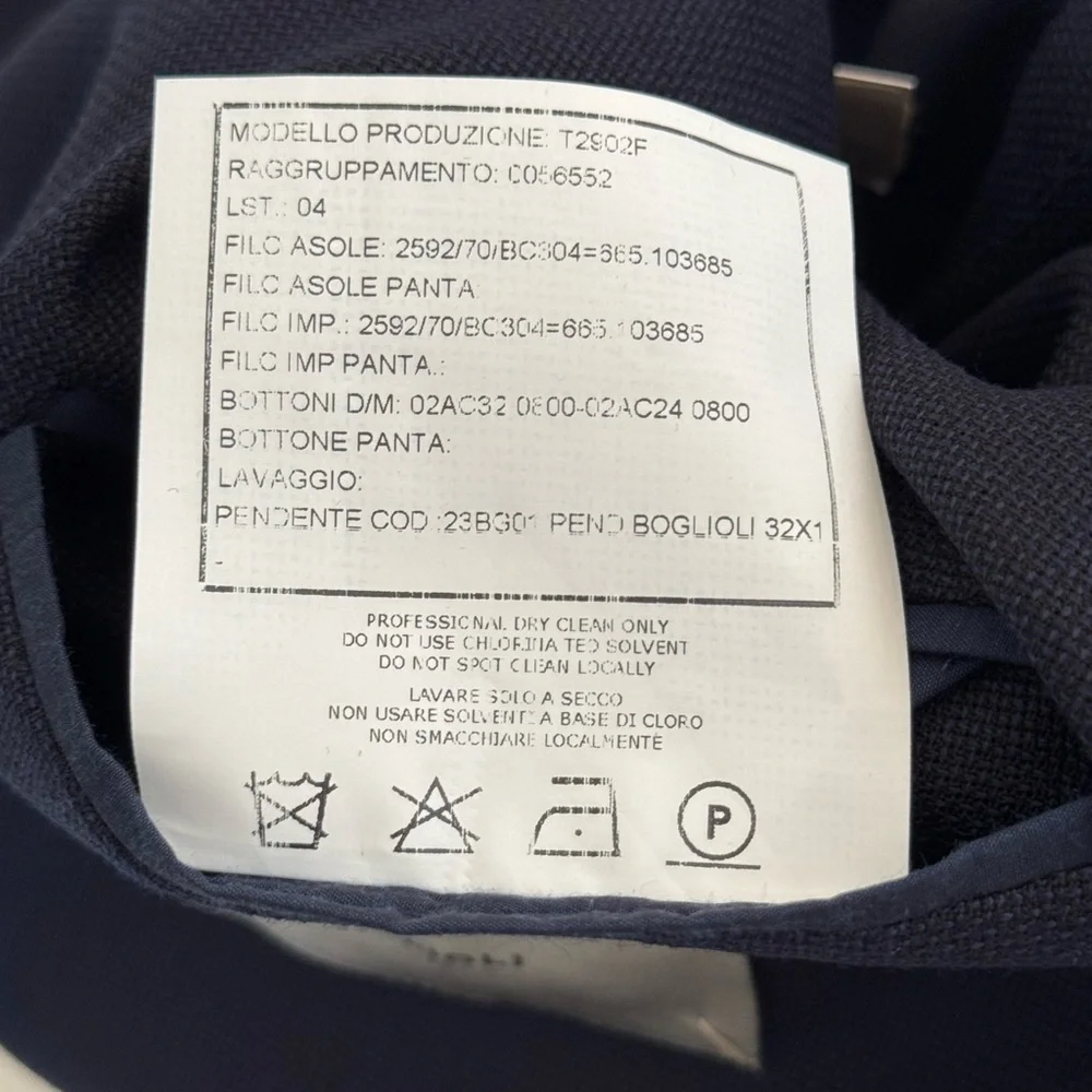 NWT Boglioli K Jacket Dover Blazer Navy IT 56R three button lightweight